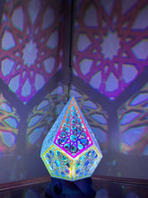 Load image into Gallery viewer, Prismatic Rosette || LampGeo || Rechargeable LED Shadow Lamp
