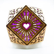 Load image into Gallery viewer, Cubo Love || LampGeo || Rechargeable LED Shadow Lamp