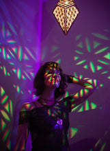 Load image into Gallery viewer, Prismatic Flower of Life || LampGeo || Rechargeable LED Shadowlamp
