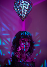 Load image into Gallery viewer, Prismatic Flower of Life || LampGeo || Rechargeable LED Shadowlamp