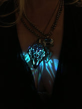 Load image into Gallery viewer, The Wavy Teardrop || LED Pendant || Red Cedar