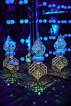 Load image into Gallery viewer, Flower of Life Truncated Octahedron || LampGeo || Rechargeable LED Shadow Lamp