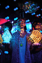 Load image into Gallery viewer, Flower of Life Truncated Octahedron || LampGeo || Rechargeable LED Shadow Lamp