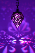 Load image into Gallery viewer, The Wavy Teardrop || LED Pendant || Red Cedar