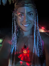 Load image into Gallery viewer, Hexa Heart || LED Pendant || Red Cedar