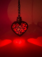 Load image into Gallery viewer, Radiant Heart || LED Pendant || Red Cedar