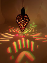 Load image into Gallery viewer, Acute Prism || LED Pendant || Red Cedar