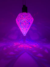 Load image into Gallery viewer, Iridescent Hearts Unbound || LED pendant