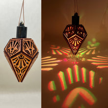 Load image into Gallery viewer, Acute Prism || LED Pendant || Red Cedar