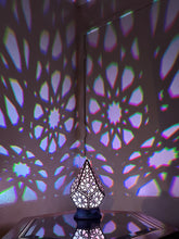 Load image into Gallery viewer, Prismatic Rosette || LampGeo || Rechargeable LED Shadow Lamp