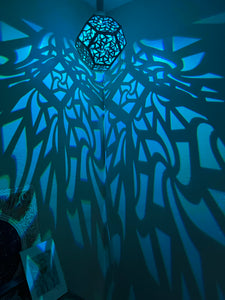Waves of Wonder || LampGeo || Rechargeable LED Shadow Lamp