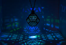 Load image into Gallery viewer, Truncated Flower of Life || LED Pendant || Red Cedar