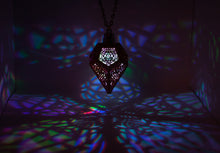 Load image into Gallery viewer, The Sacral Spire || LED Pendant || Cherry Wood