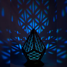 Load image into Gallery viewer, Prismatic Flower of Life || LampGeo || Rechargeable LED Shadowlamp
