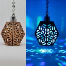 Load image into Gallery viewer, The Frosty Flake || LED Pendant || Red Cedar