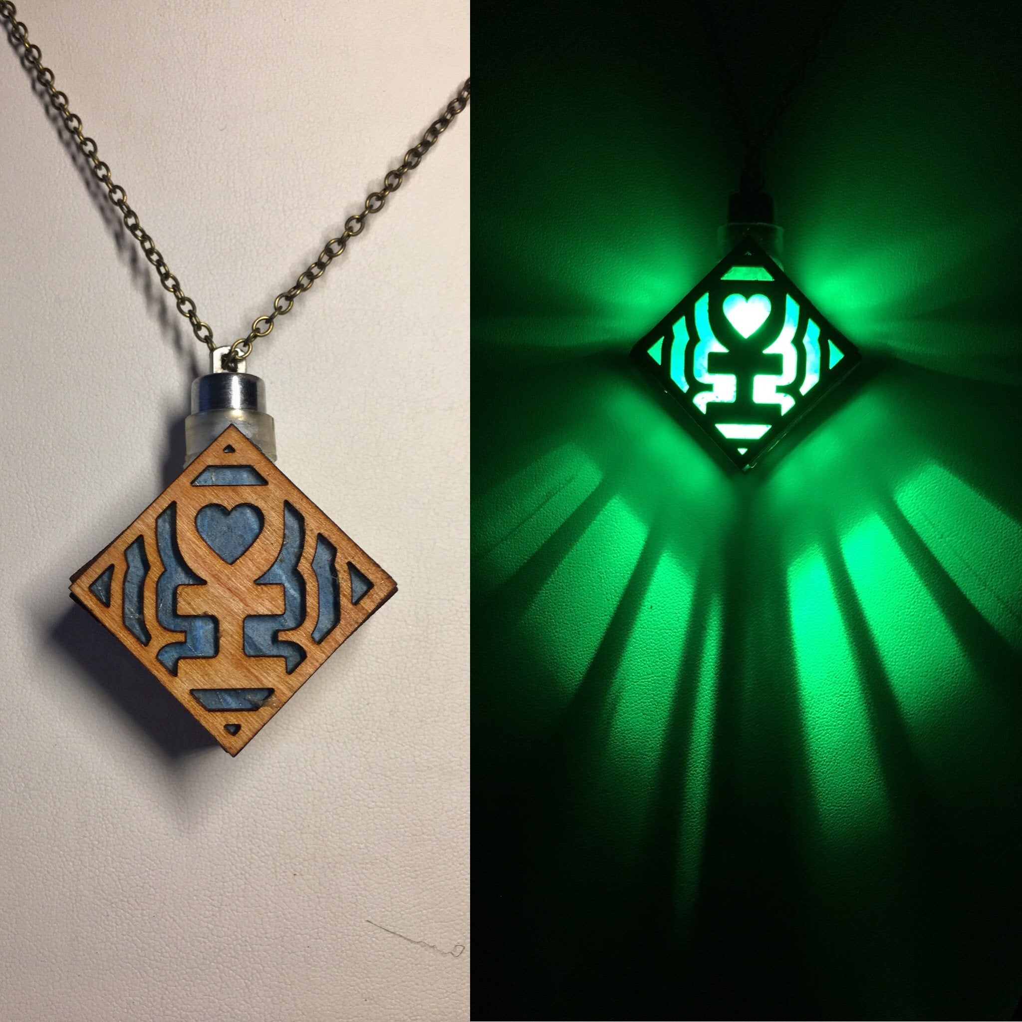 Flower of Life Prism Dodecahedron || LED Pendant | Sacred G Collective