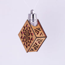 Load image into Gallery viewer, The Sri Yantra || LED Pendant || Cherry Wood