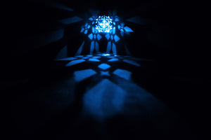 Starry Night Truncated Octahedron || LED Pendant