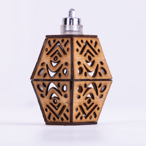 The Original Lantern || LED Pendant || Cherry Wood