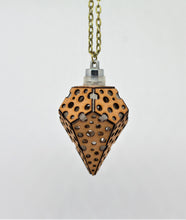 Load image into Gallery viewer, The Bubbly Diamond || LED Pendant || Cherry Wood