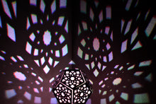 Load image into Gallery viewer, Lotus Dodecahedron || LampGeo || LED Rechargeable Shadow Lamp