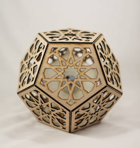 Star Rosette Dodecahedron || BulbGeoXL