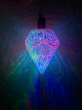 Load image into Gallery viewer, Iridescent Organic Prism || LED pendant