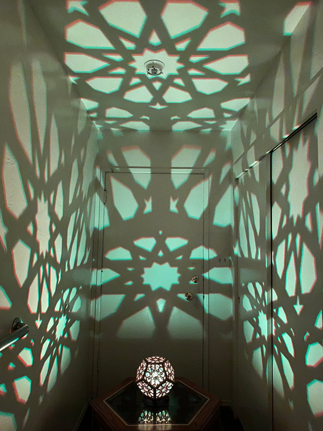 Star Rosette || LampGeo || Rechargeable App Controlled Shadow Lamp